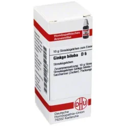 G|G-DHU Ginkgo biloba D 6 Globuli, 10 g