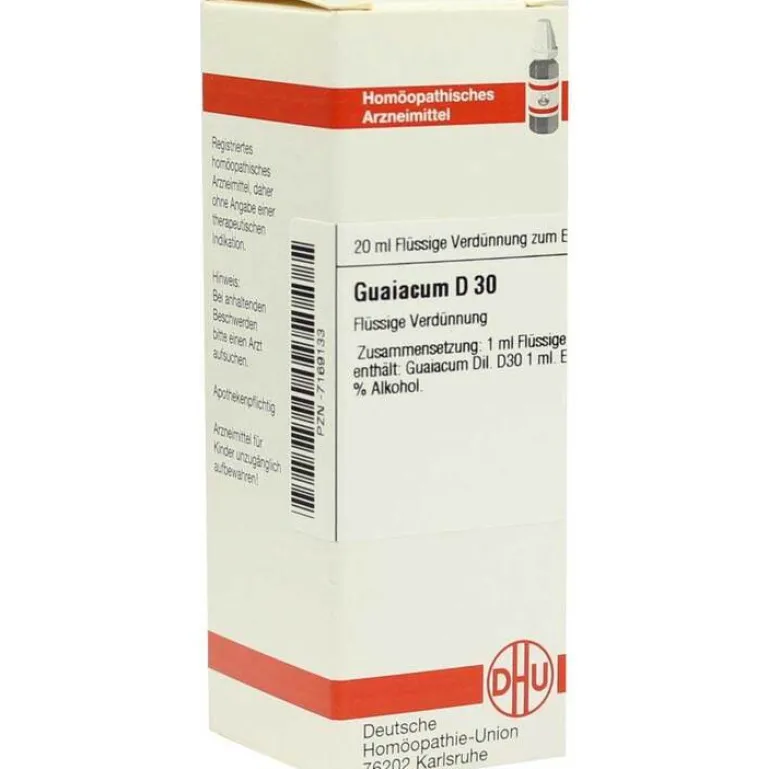 G-DHU Guaiacum D 30 Dilution, 20 ml
