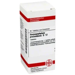 H-DHU Harpagophytum procumbens D 12 Tabletten, 80 St