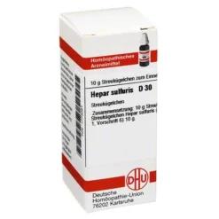 DHU H|H-Hepar sulfuris D 30 Globuli, 10 g
