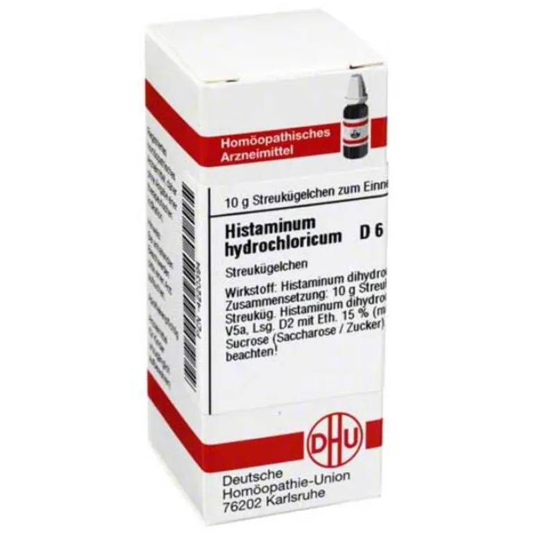 DHU H|H-Histaminum hydrochloricum D 6 Globuli, 10 g