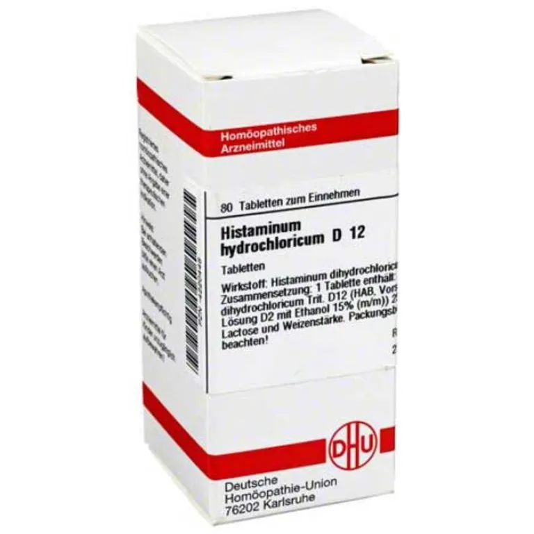 H-DHU Histaminum hydrochloricum D 12 Tabletten, 80 St