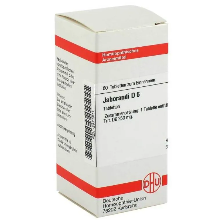 DHU I-J-Jaborandi D 6 Tabletten, 80 St
