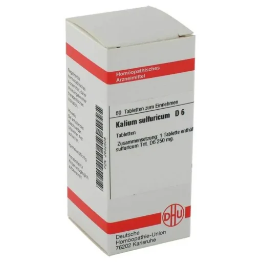 DHU Schüßler-Salze K|Salze 1-12-DHU Kalium sulfuricum D 6 Tabletten, 80 St