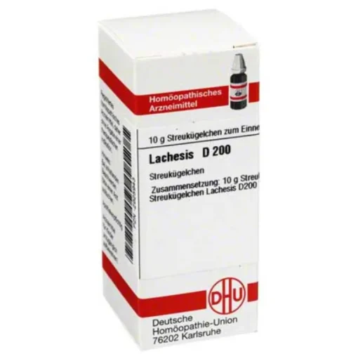 L|L-DHU Lachesis D 200 Globuli, 10 g