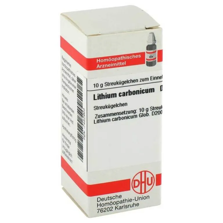 L-DHU Lithium carbonicum D 200 Globuli, 10 g
