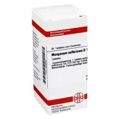 M-DHU Manganum sulfuricum D 12 Tabletten, 80 St