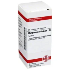 M-DHU Manganum sulfuricum D 6 Tabletten, 80 St