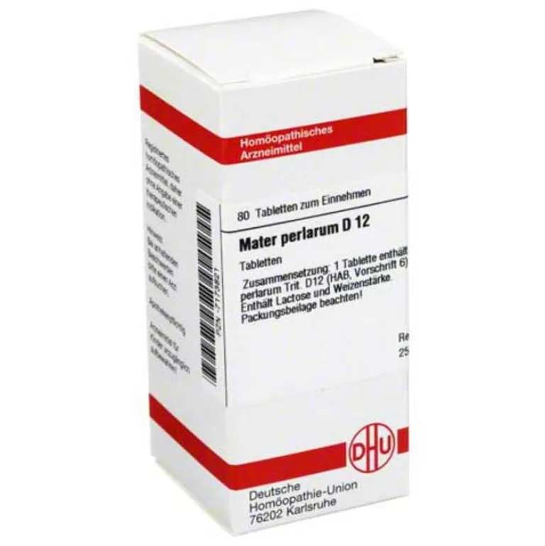 M-DHU Mater perlarum D 12 Tabletten, 80 St