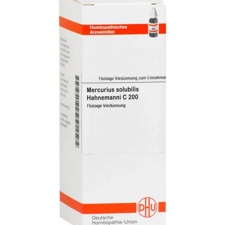 M-DHU Mercurius solubilis C 200 Dilut, 20 ml