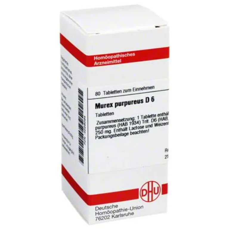 M-DHU Murex Purpureus D 6 Tabletten, 80 St