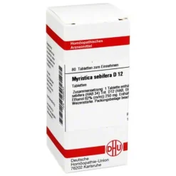 M-DHU Myristica sebifera D 12 Tabletten, 80 St
