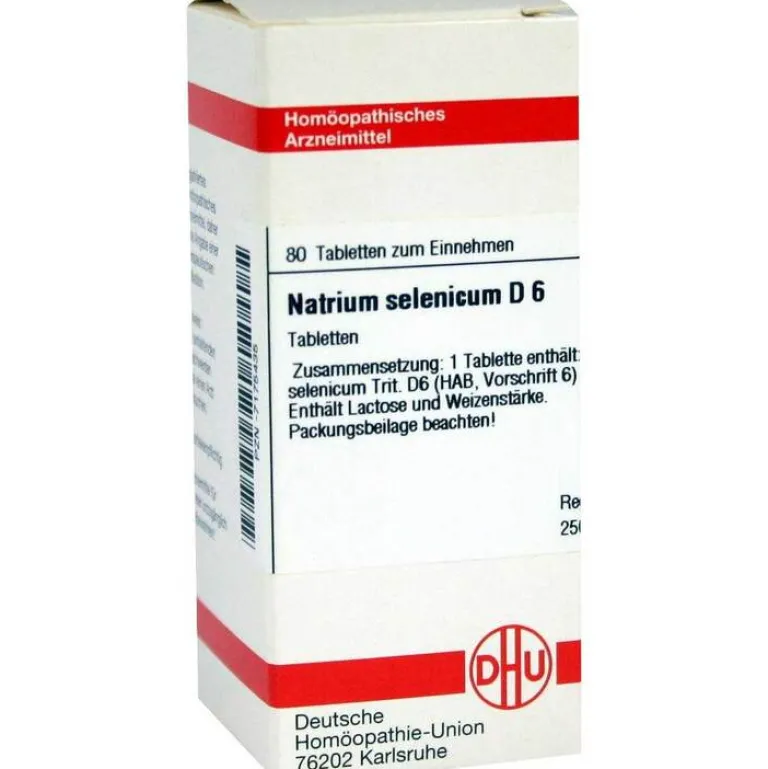 N-DHU Natrium selenicum D 6 Tabletten, 80 St
