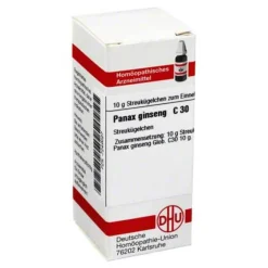P|P-DHU Panax Ginseng C 30 Globuli, 10 g