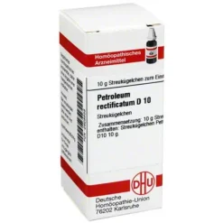 P|P-DHU Petroleum rectificatum D 10 Globuli, 10 g