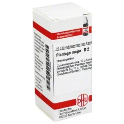 P|P-DHU Plantago Major D 2 Globuli, 10 g
