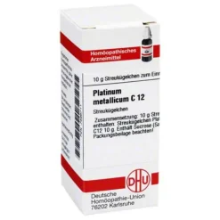 P|P-DHU Platinum metallicum C 12 Globuli, 10 g