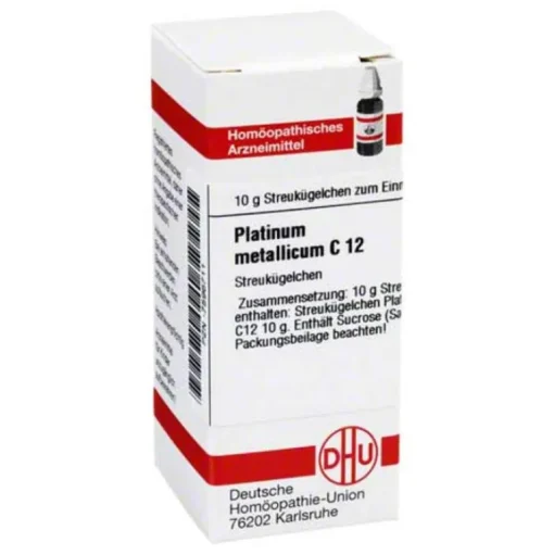 P|P-DHU Platinum metallicum C 12 Globuli, 10 g