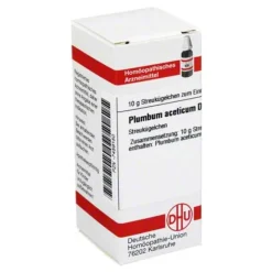 P|P-DHU Plumbum aceticum D 12 Globuli, 10 g