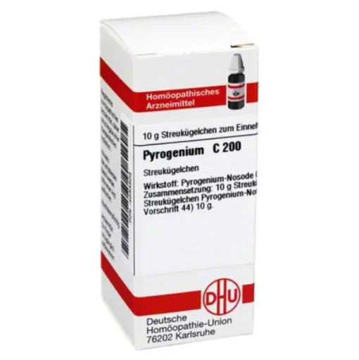 P-DHU Pyrogenium C 200 Globuli, 10 g