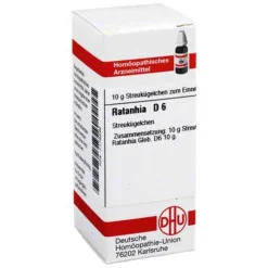 Q-R-DHU Ratanhia D 6 Globuli, 10 g