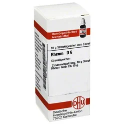 Q-R|Q-R-DHU Rheum D 6 Globuli, 10 g