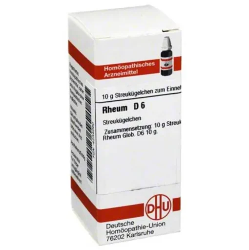 Q-R|Q-R-DHU Rheum D 6 Globuli, 10 g
