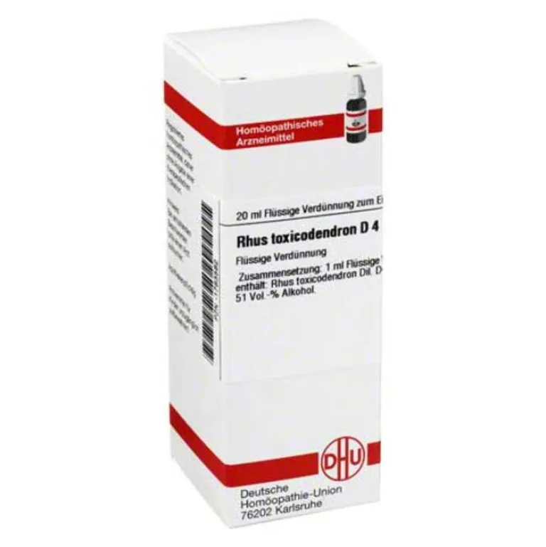 DHU Q-R-Rhus toxicodendron D 4 Dilution, 20 ml
