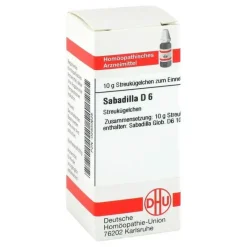 S|S-DHU Sabadilla D 6 Globuli, 10 g
