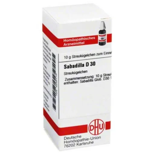 S-DHU Sabadilla D 30 Globuli, 10 g