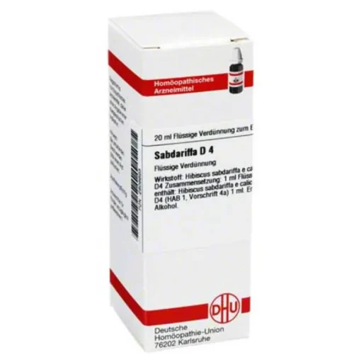 S-DHU Sabdariffa D 4 Dilution, 20 ml