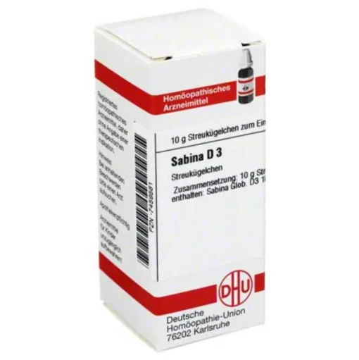 S|S-DHU Sabina D 3 Globuli, 10 g