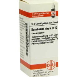 S-DHU Sambucus nigra D 10 Globuli, 10 g