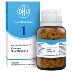 DHU Schüßler-Salze D 12|Salze 1-12-DHU Schüßler-Salz Nr. 1 Calcium fluoratum D12 Tabletten, 420 St
