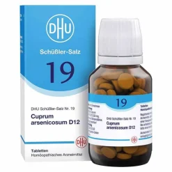 DHU Schüßler-Salze Salze 13-24|D 12-DHU Schüßler-Salz Nr. 19 Cuprum arsenicosum D12 Tabletten, 200 St