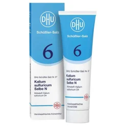 DHU Schüßler-Salze Salze 1-12|Salben-DHU Schüßler-Salz Nr. 6 Kalium sulfuricum Salbe N D4, 50 g