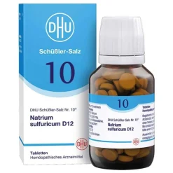 DHU Schüßler-Salze D 12|Salze 1-12-DHU Schüßler-Salz Nr. 10 Natrium sulfuricum D12 Tabletten, 200 St
