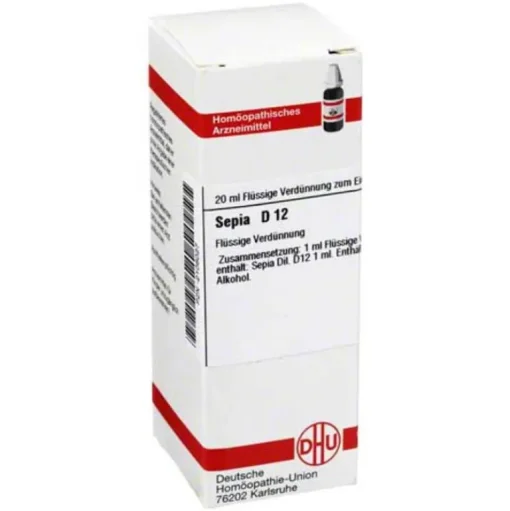 DHU S-Sepia D 12 Dilution, 20 ml