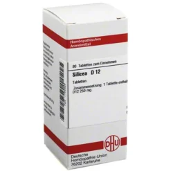 DHU Schüßler-Salze Salze 1-12|S-DHU Silicea D 12 Tabletten, 80 St