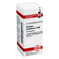 S|S-DHU Stannum metallicum C 200 Globuli, 10 g