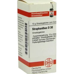 S-DHU Strophanthus D 30 Globuli, 10 g