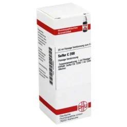 S-DHU Sulfur C 200 Dilution, 20 ml