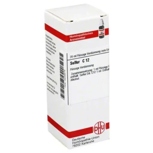 S-DHU Sulfur C 12 Dilution, 20 ml
