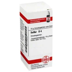 DHU S|S-Sulfur D 4 Globuli, 10 g