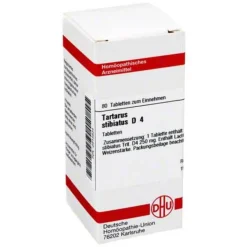 T-DHU Tartarus stibiatus D 4 Tabletten, 80 St