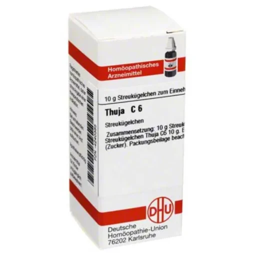 T|T-DHU Thuja C 6 Globuli, 10 g