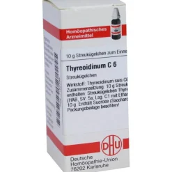 T|T-DHU Thyreoidinum C 6 Globuli, 10 g