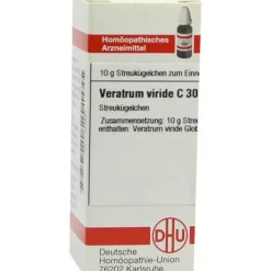 V|V-DHU Veratrum Viride C 30 Globuli, 10 g