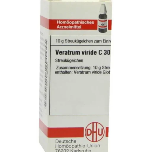 V|V-DHU Veratrum Viride C 30 Globuli, 10 g