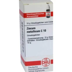 W-Z|W-Z-DHU Zincum metallicum C 10 Globuli, 10 g